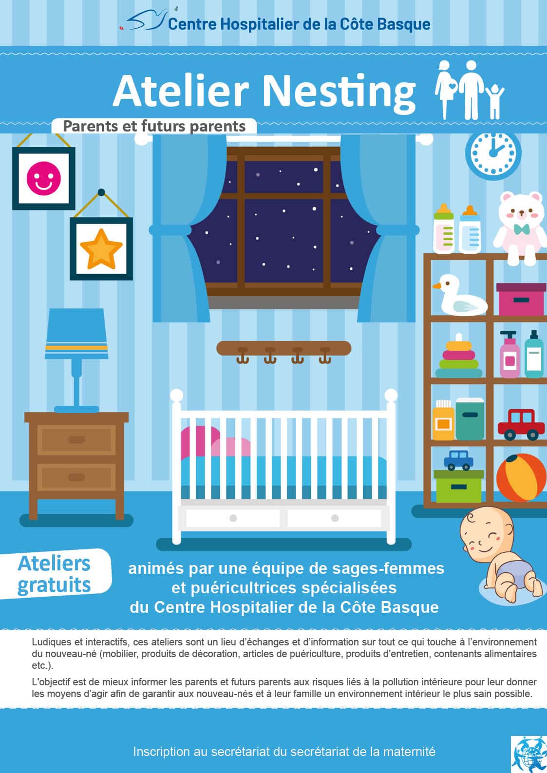 Atelier Nesting (Environnement du nouveau né) Bayonne