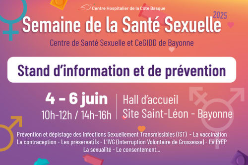 Semaine de la Santé Sexuelle Bayonne 4-6 Juin
