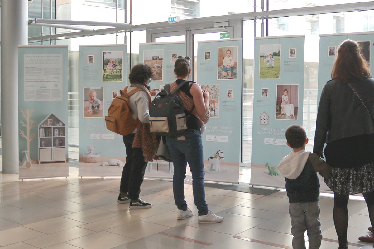 Néonatalogie – vernissage de l’exposition  » Naitre avant l’heure et grandir comme les autres » 13 novembre Bayonne Site Saint-Léon Hall d’Accueil