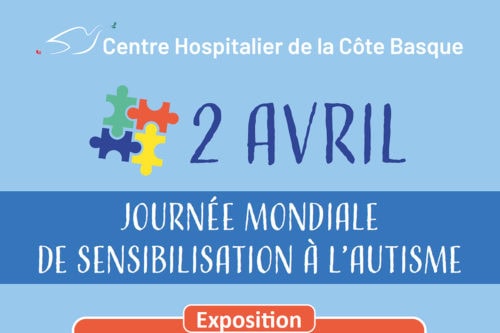 Journée mondiale de l’autisme : le service de pédopsychiatrie du Centre Hospitalier Côte Basque se mobilise du 1er au 4 avril