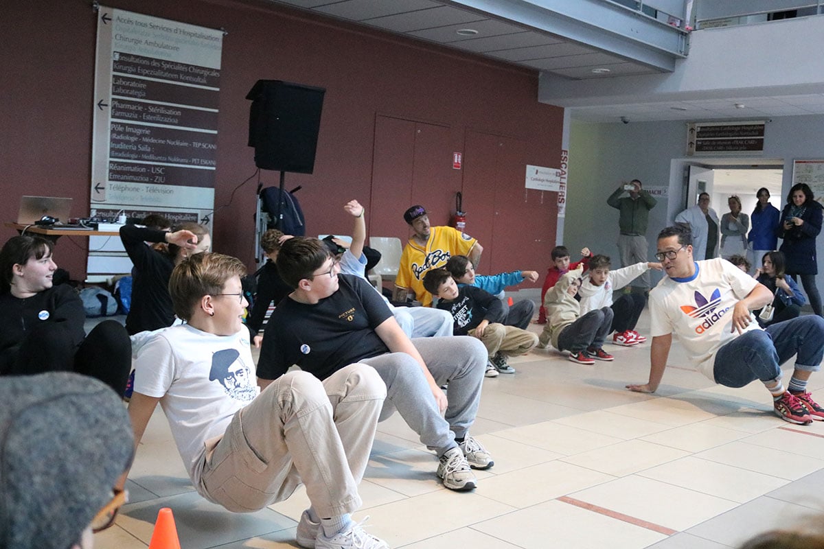 Informations et Breakdance au programme des animations développées pour journée mondiale du diabète au Centre Hospitalier de la Côte Basque
